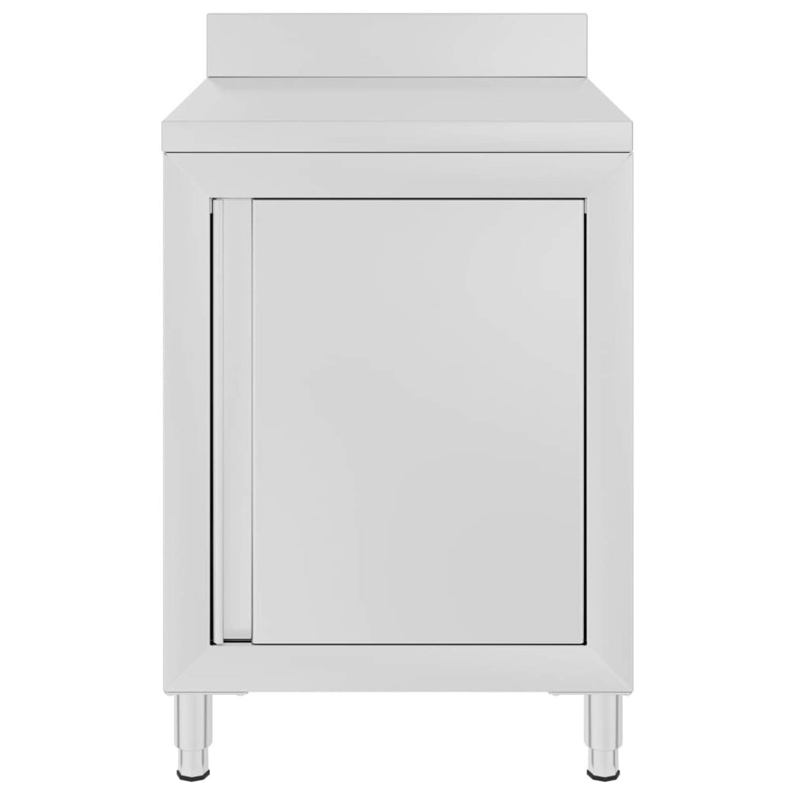 Mobiletto da Cucina Commerciale in Acciaio Inox 60x60x96 cm,Mobiletto da Cucina,Mobiletto da Cucina Salvaspazio-147229