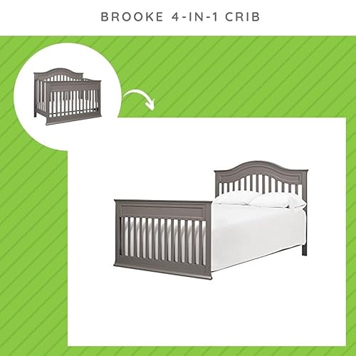 Tamaño completo Kit de conversión rieles de cama para DaVinci Brooke 4-en-1cunablanco