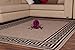 Produktbild One Couture Teppich Sisal Optik Modern Bordüren Design Geflochten Beige Braun, Größe:120cm x 170cm