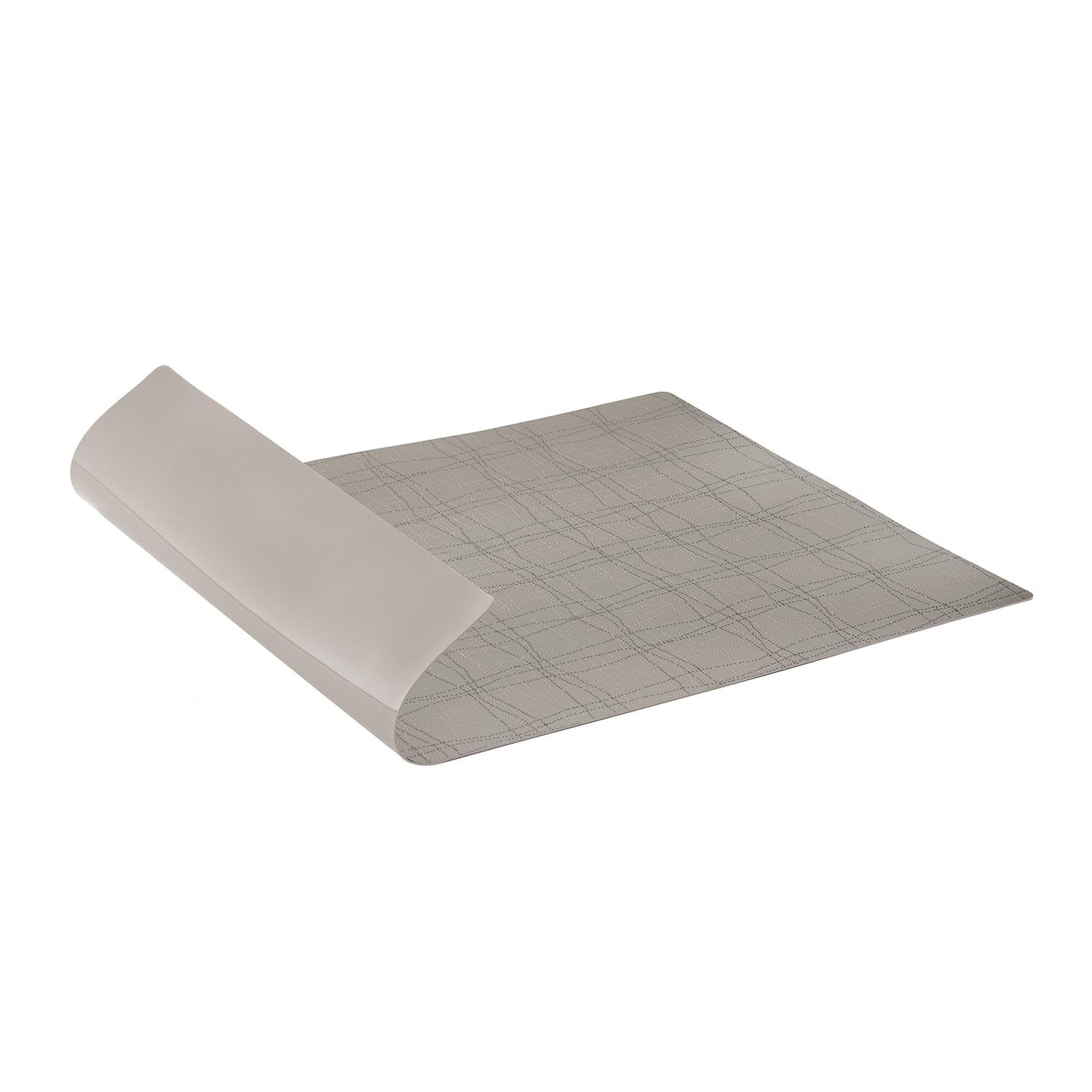 APS 60584 Place Mat Washable Stain-Resistant and Non-Slip 45 x 33 cm Silicone Beige, Dark Beige - Image 3