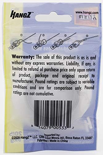 Image of 20lb 9ft Gallery Picture Wire 2mm, Thick Coated Stainless, Great for Hanging Pictures, Mirrors, Canvas, Plastic Coating Protects Your Fingers. Color Bag