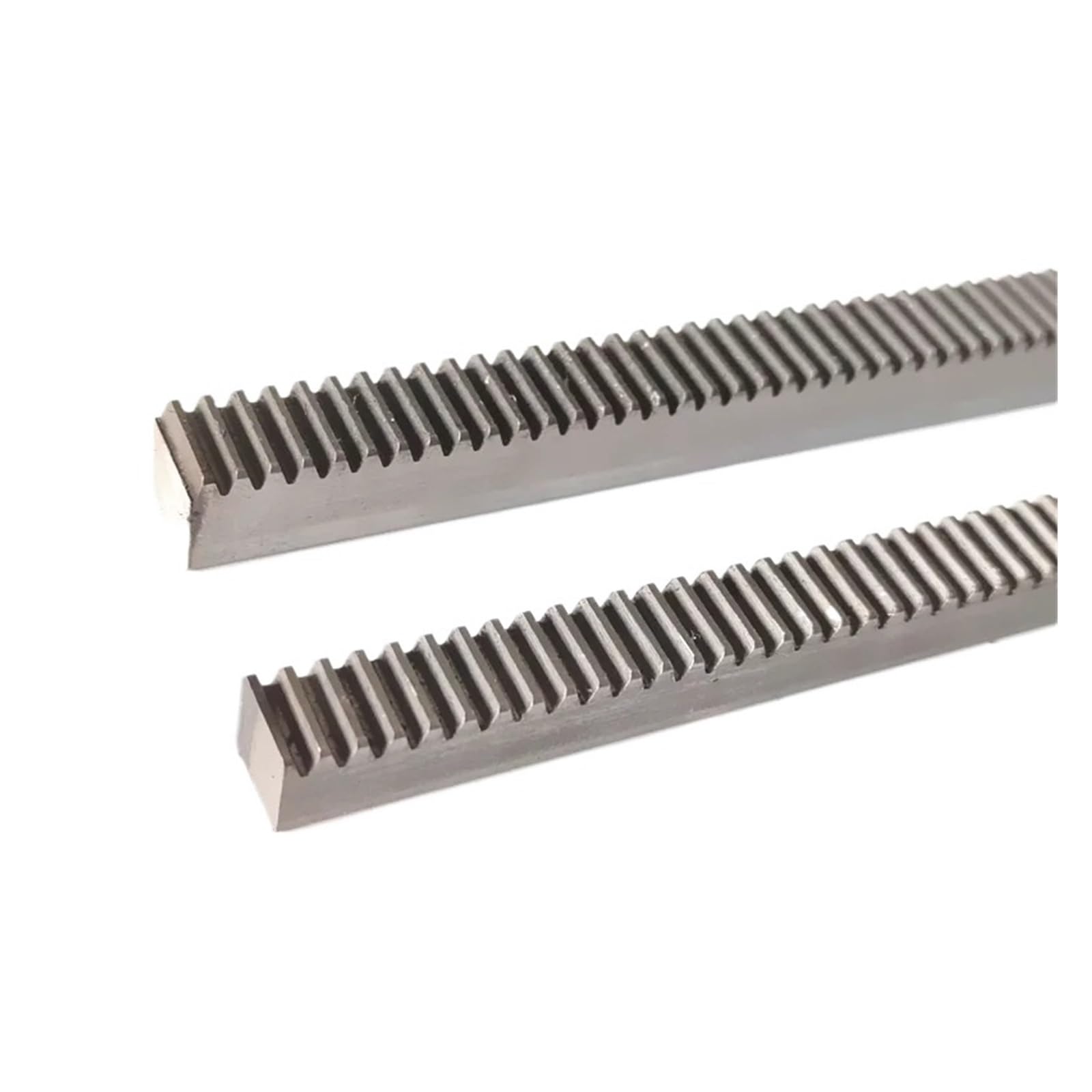 Cremagliera lineare in acciaio 2 pezzi 1Mod 16 denti pignone in acciaio ingranaggio in metallo + 1 modulo cremagliera in 10 * 10 * 500mm(4mm)
