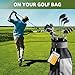 MINGLITAI 2-Pack Golf Club Distance Card, Golf Club Range Chart Card, Quick Reference Yardage Card, Sturdy Golf Yardage Card for Seasoned Golfers, Average or Beginners