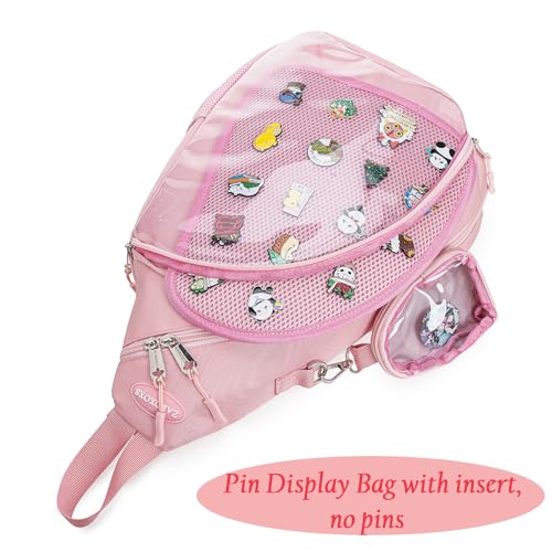 Mens Womens Oxford Ita Bag Pin Display Chest Pack Single Shoulder Bag Sport Backpack Packs Hiking Daypack