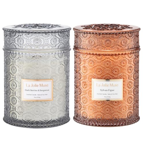 LA JOLIE MUSE Fall Candle - Sylvan Figue and Dark...