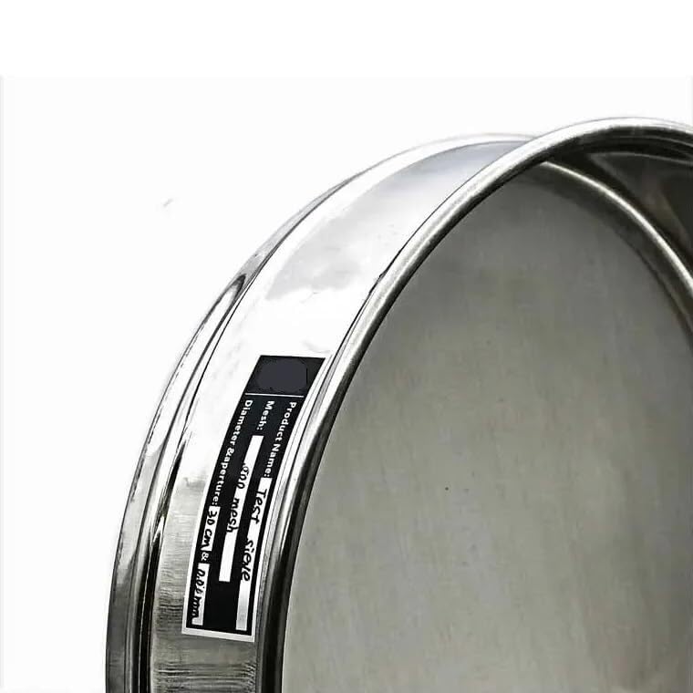 Sito testowe ze stali nierdzewnej 304, 30 cm, siatka 325, o średnicy 0,045 mm, sito do analizy laboratoryjnej, 1 szt.
