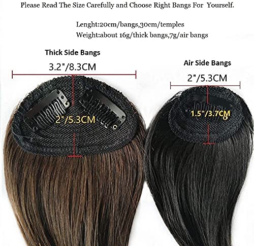 Dsoar Frangia Clip in Laterale Air Bangs Capelli