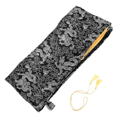 SUPVOX Sword Storage Bag Japanese Sword Bag Sturdy Stylish Dragon Embroidery Compact Practical