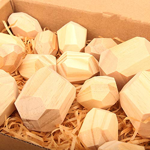 image for ZHIMO Wooden Building Blocks Set Lightweight Natural Balancing Wood St