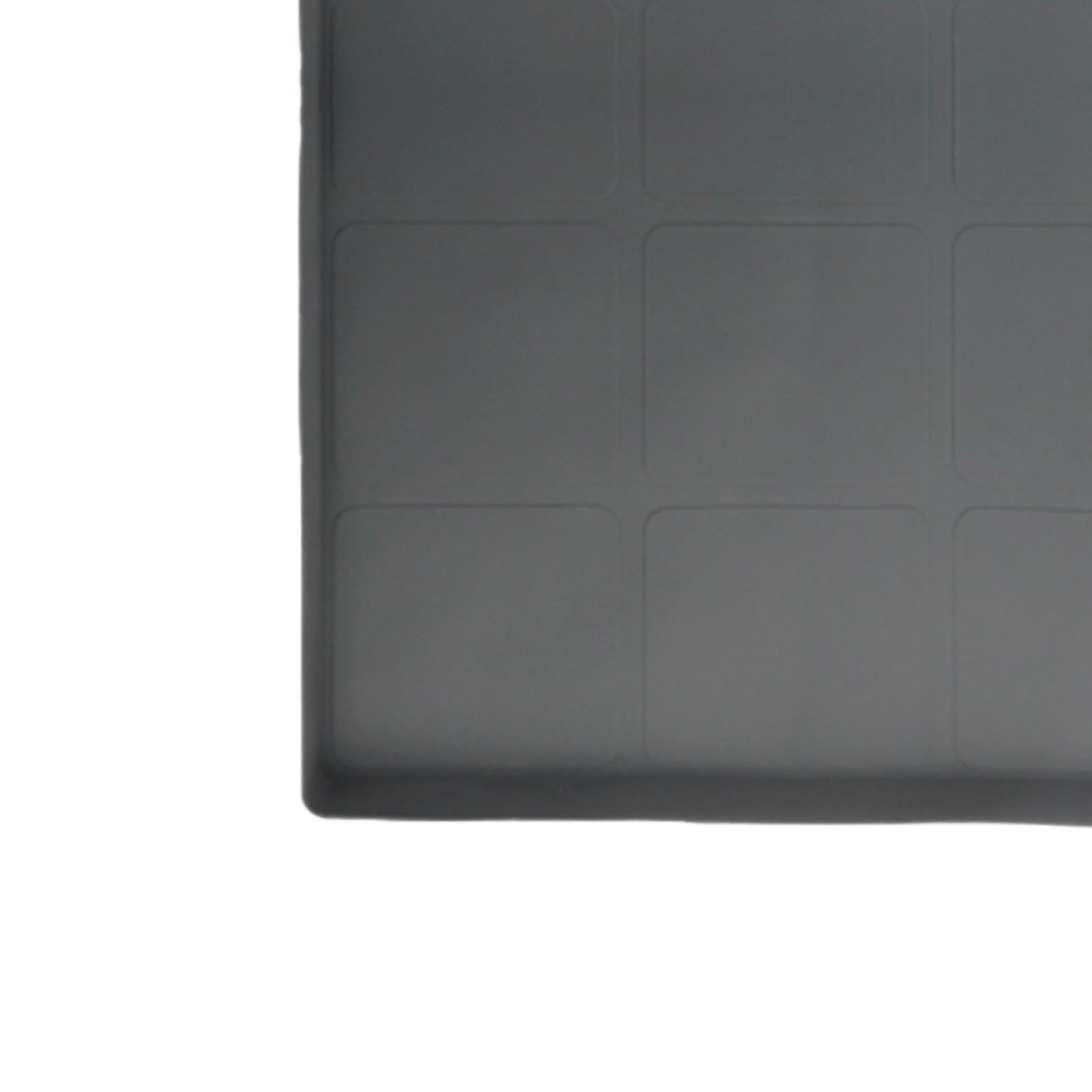 Sharplace Mini-Kühlschrankmatte, Tropfschale unter der Kühlschrankmatte, Wiederverwendbare Spülmaschinenwanne, Unterwaschwanne für die Waschmaschine, Grau