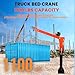 1100 LBS Max Load 9.2L x 9.2W x 45.6 H Crane Truck, Alloy Steel Construction with 47.24