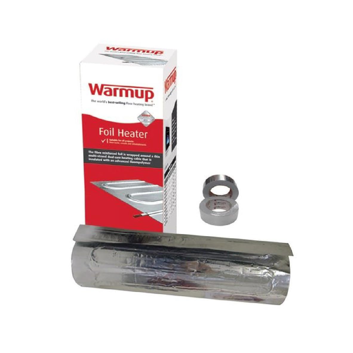 Warmup calefacción de suelo florete eléctrico 140 W/M² kit mate from 1 m² to 12 M² 280.00 W