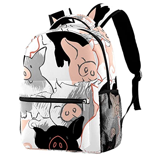 Mochila para portátil de cerdo ideal para viajes urbanos y trayectos de oficina diarios