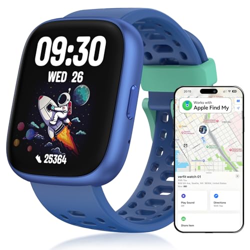 Fitness Tracker No APP No Phone Needed, Compatible with Apple Find My, 1.83' Smart Watch, Heart Rate, Sleep Monitor, IP68 Waterproof Pedometer, Step Counter