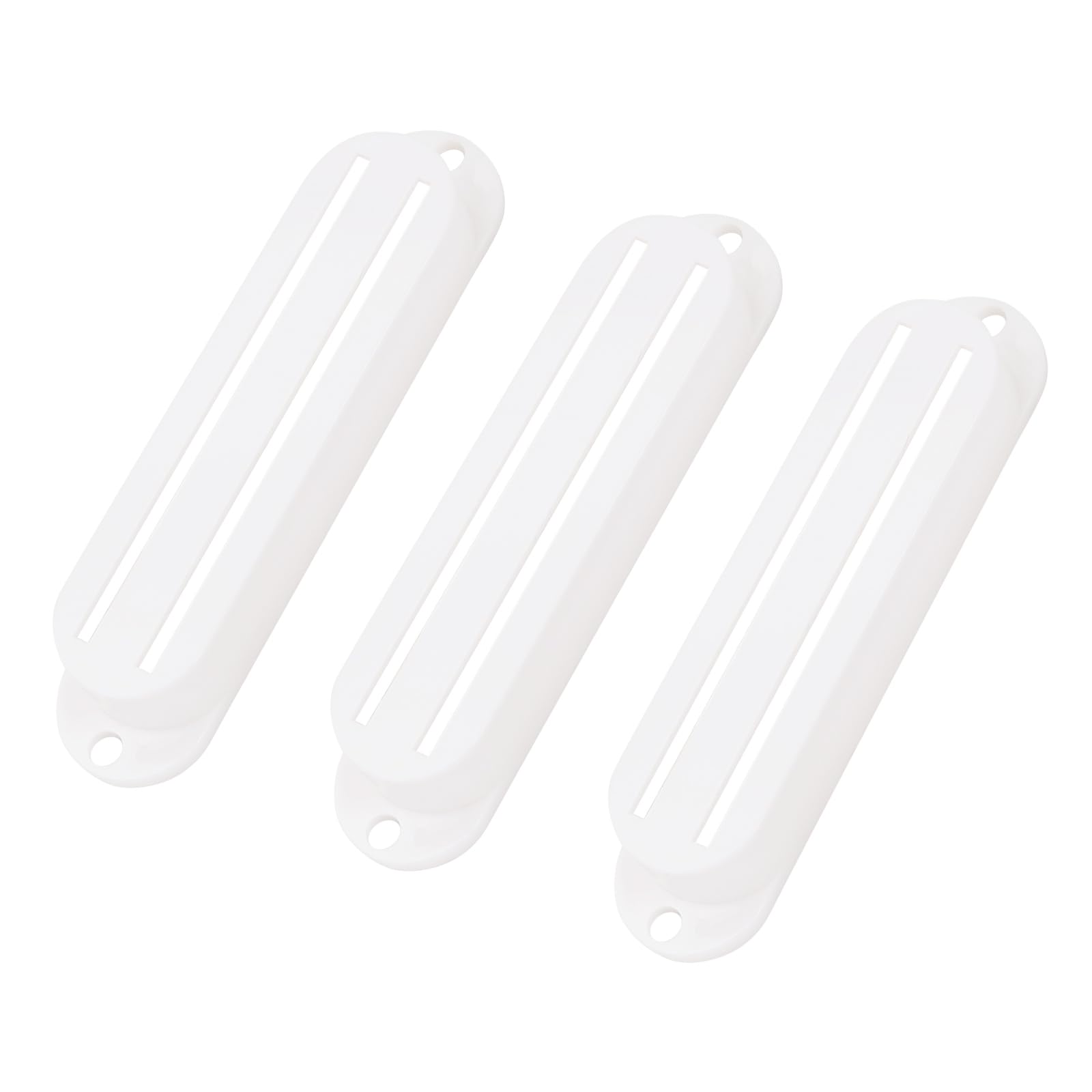 Banworks Electric Guitar Pickup Covers Dual-Coil Hot Rail Pickup Cover Mini Humbucker Cover Frame for Strat Guitars Pack 3 sztuki JT/SYQG-05 White
