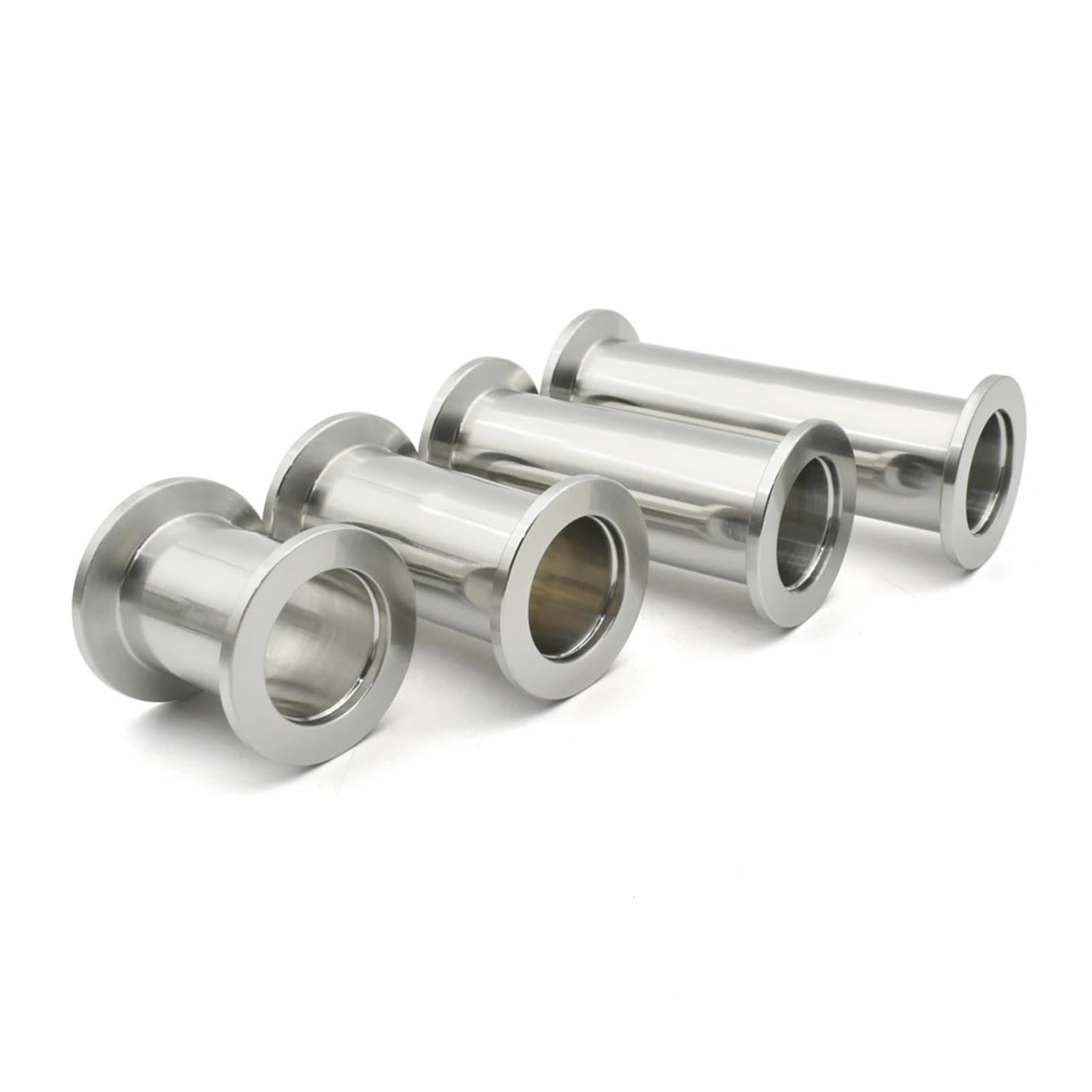 Vakuumanschluss, KF-Vakuumanschluss, 1pc KF16 KF25 KF40 KF50 304 Edelstahl Vakuum Kurze Rohr Flansch Quick Fit Leuchte Joint KF Armaturen