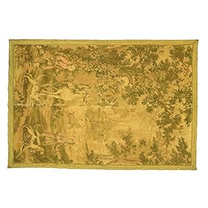 Frankrijk Gobelin wandtapijt 182×138 handgeweven tapijt 140×180