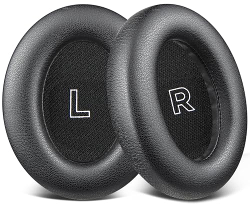 Nartooston �C���[�p�b�h �����p Bose QuietComfort Ultra/New QC Ultra ��񐢑�w�b�h�z���ɑΉ� �w�b�h�p�b�h �\�t�g�v���e�C�����U�[�ƍ����x�t�H�[���� �C���[�N�b�V���� �݊� ������ 1�y�A - �u���b�N