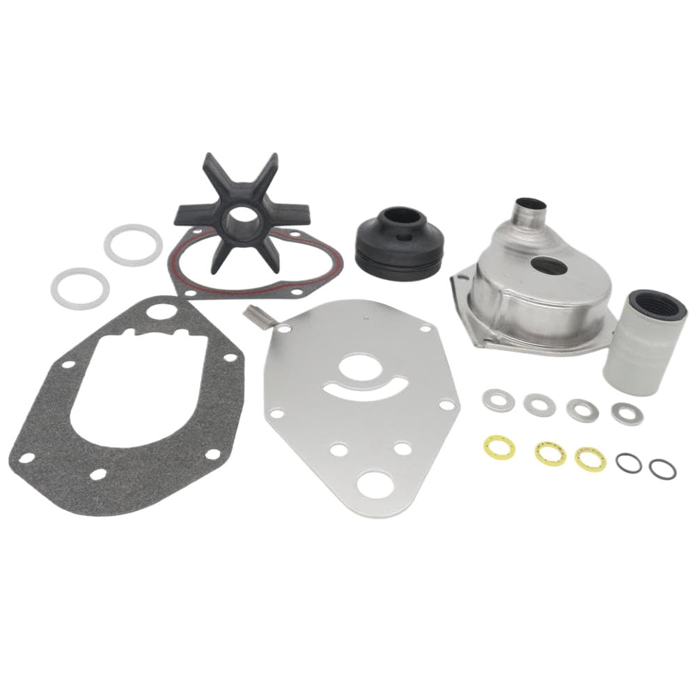 Kit Riparazione Pompa Acqua Compatibile con Force 30 40 50 55 60 70 75 Fuoribordo 812966A12 812966A11 812966A6 812966A5