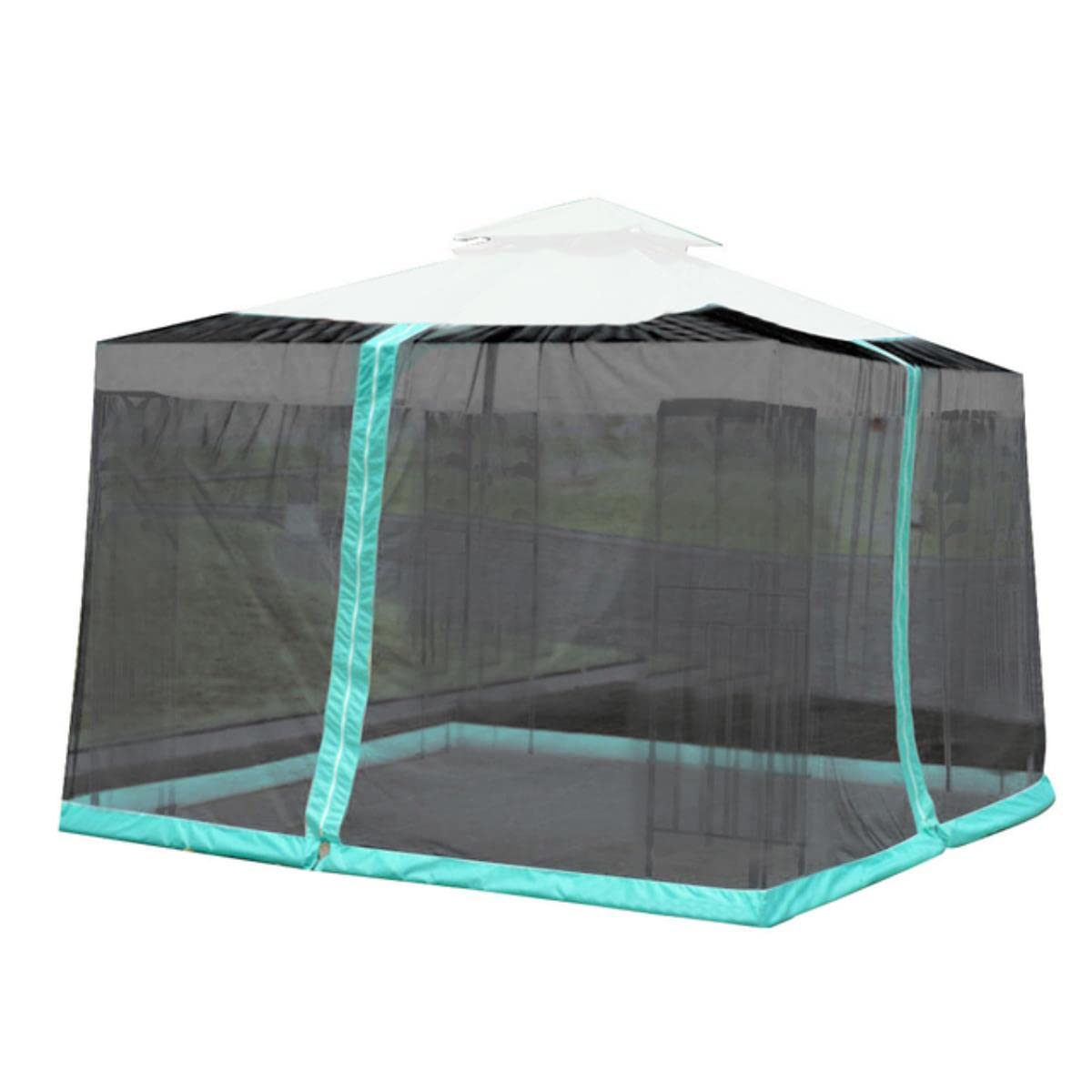Ombrello Zanzariera Regolabile in Altezza Schermo Portatile Leggero Resistente Ai Raggi UV Gazebo Stile Zanzariera Campeggio All'aperto-300x300x230cm,China