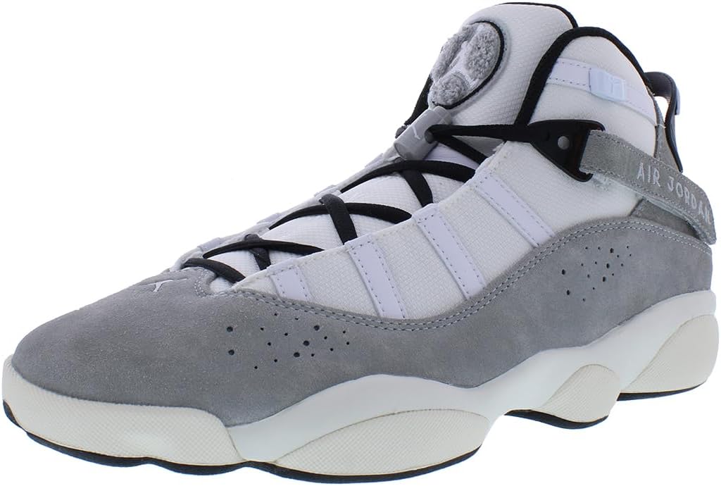 Air jordan rings fj4650-077 zapatillas de baloncesto para hombre de cuero  gris cemento sistema de tallas de calzado estadounidense adulto hombre num 