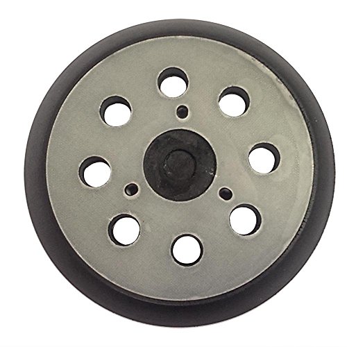 MTP 5 inch Diameter 8 Hole Sander Hook and Loop Pad Replaces Makita Part Number 743081-8, 743051-7 and Hitachi Part Number 324-209 (1 pk)