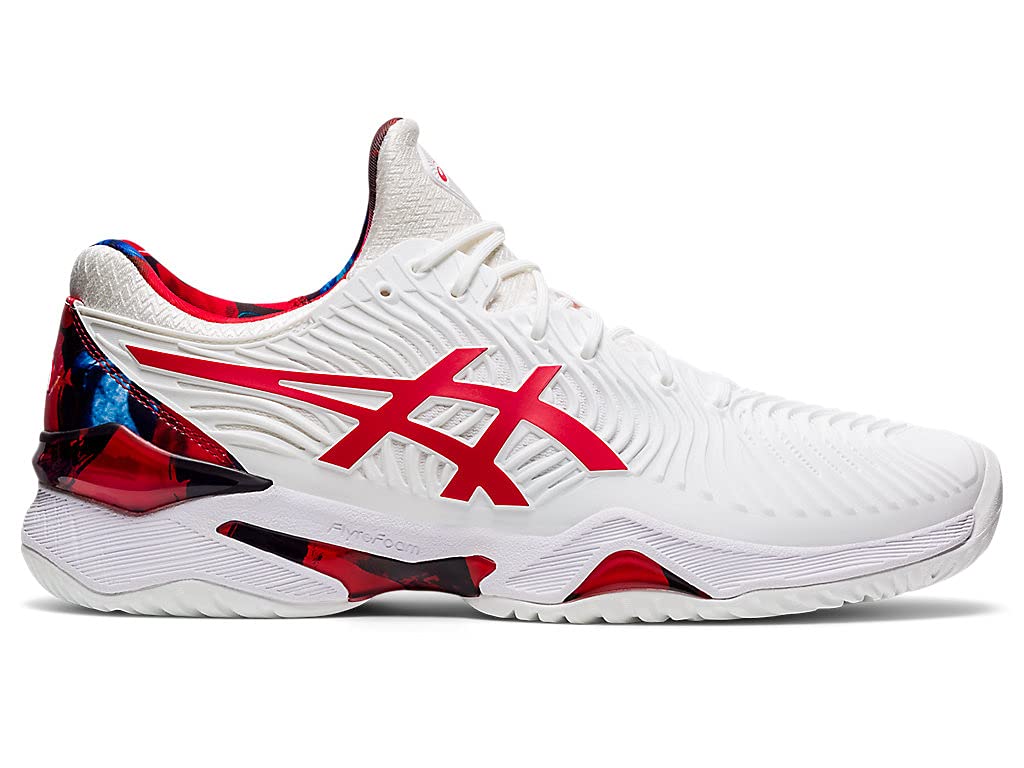ASICS Court FF Novak White/Classic Red 10 D (M)