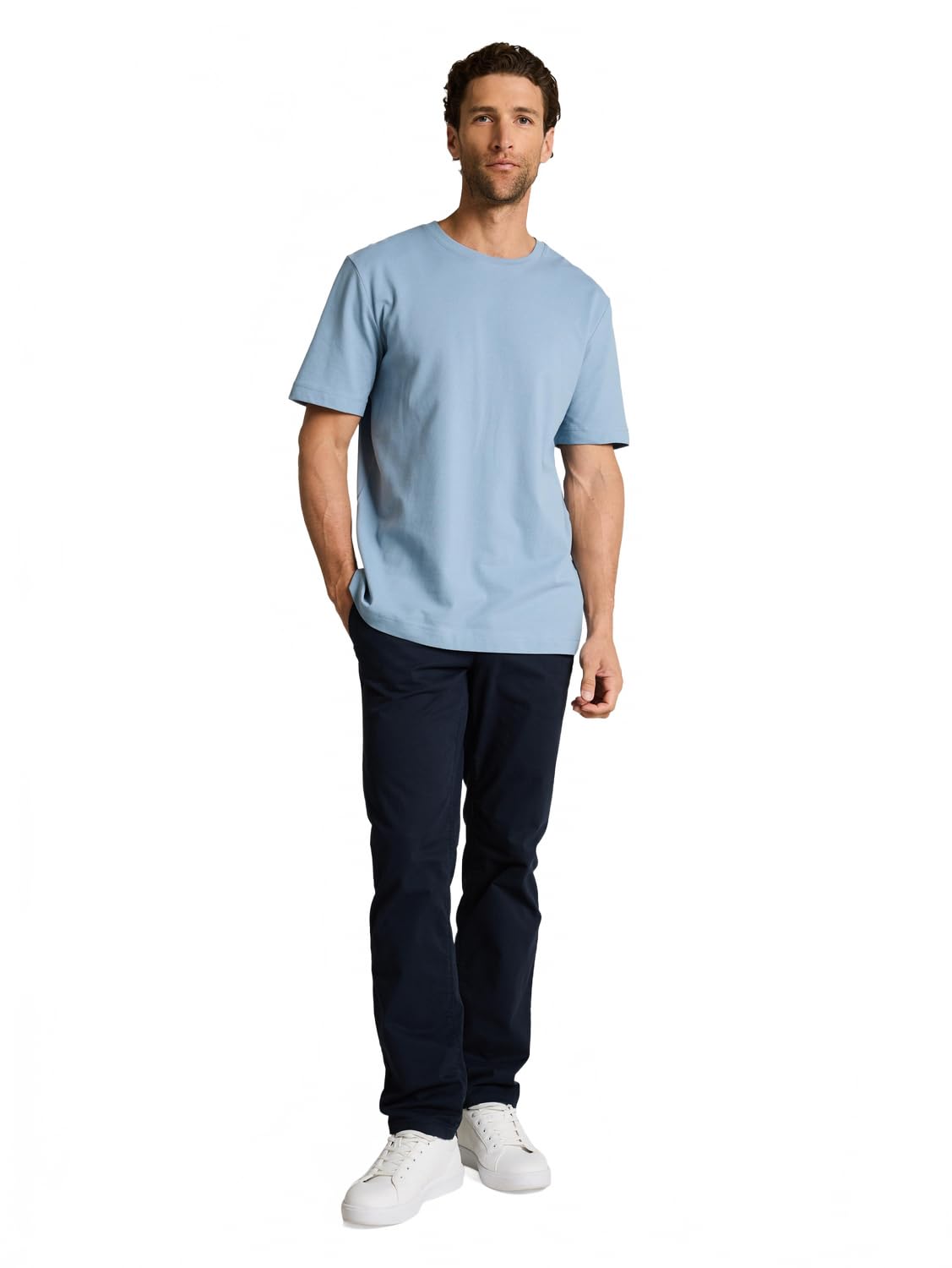 Klassisches T-Shirt mit Piqué-Struktur – Ansicht 2