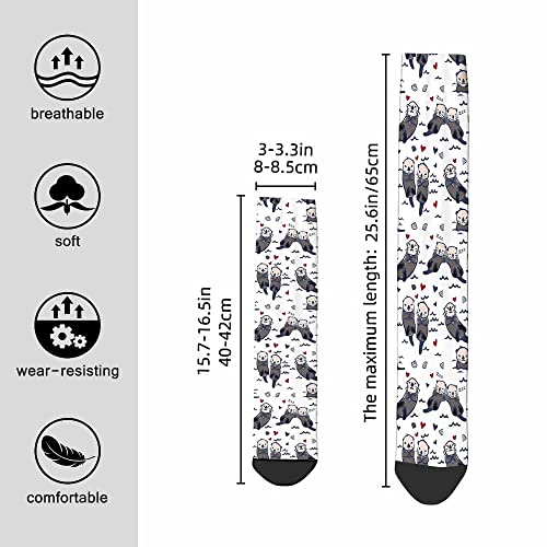 Image of Pehede Socks Mens Fun Dress Socks for Women Funny Novelty Crazy Design Socks
