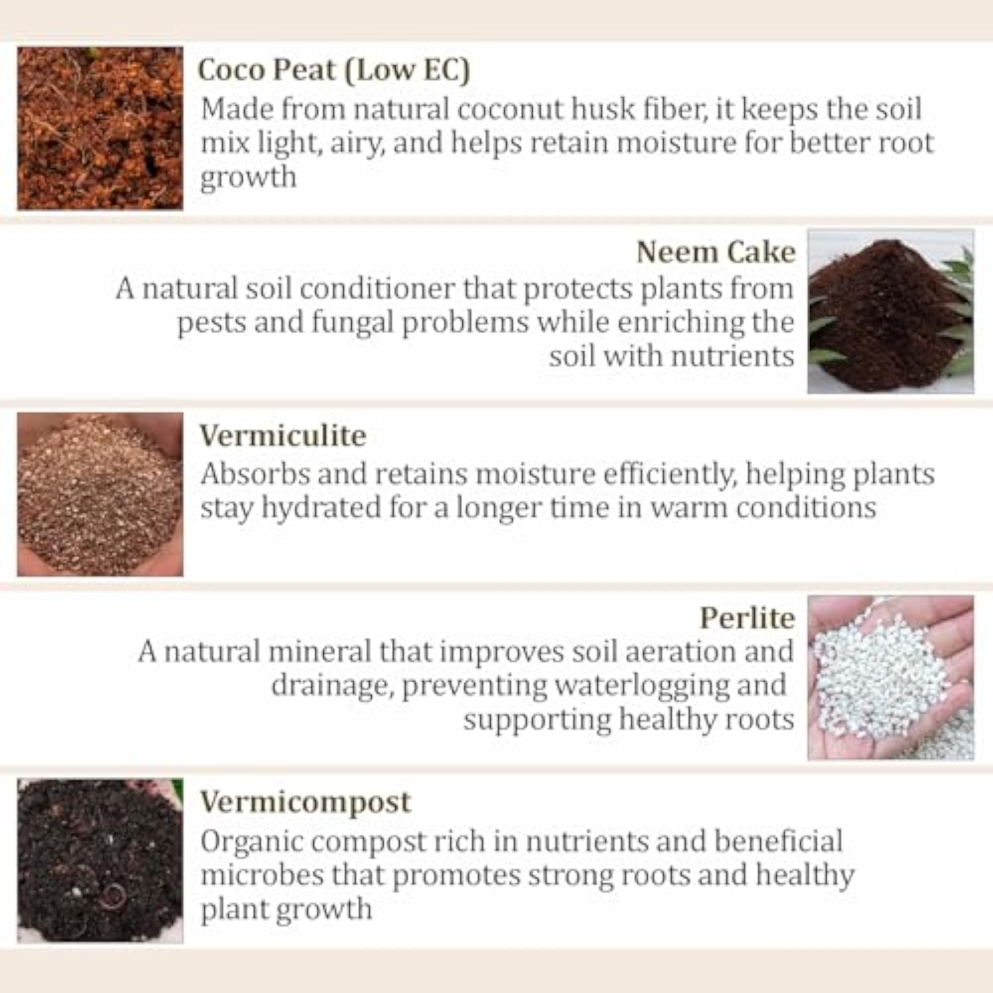 5-in-1 Potting Soil Mixture for Plants