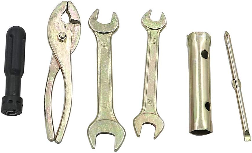 Alpha Rider Motorcycle Tool Kit For Honda C100 C70 CM91 CT70 CT90 C110 S65 S90 C200 CA95 Z50 CF70, Including 6 pieces and 1 packaging bag. Alpha Rider Motorcycle Tool Kit For Honda C100 C70 CM91 CT70 CT90 C110 S65 S90 C200 CA95 Z50 CF70, Including 6 pieces and 1 packaging bag.