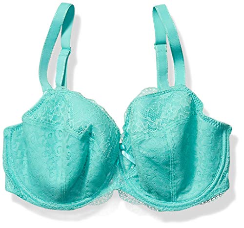 Freya Women's Fancies Padded Half Cup Lace Underwire Bra Bra, Azure, 32F
