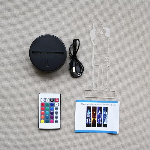 Idée cadeau fan de Jackson avec cette veilleuse USB 3D et télécommande - 2