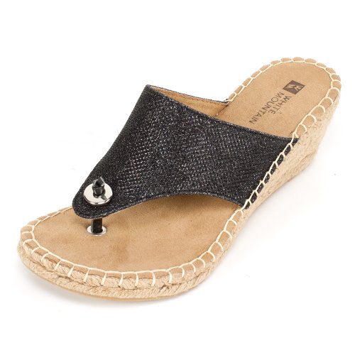 Image of WHITE MOUNTAIN Women's Beachball Espadrille Wedge Sandal