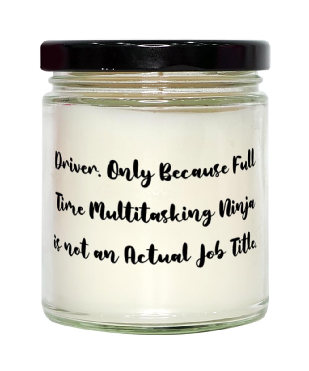 Epic Driver Gifts, Driver Sarcastic Birthday Scent Candle for Colleagues from Coworkers, Gift Ideas for Friends, Best Gifts for Friends, What to Get Your Best Friend