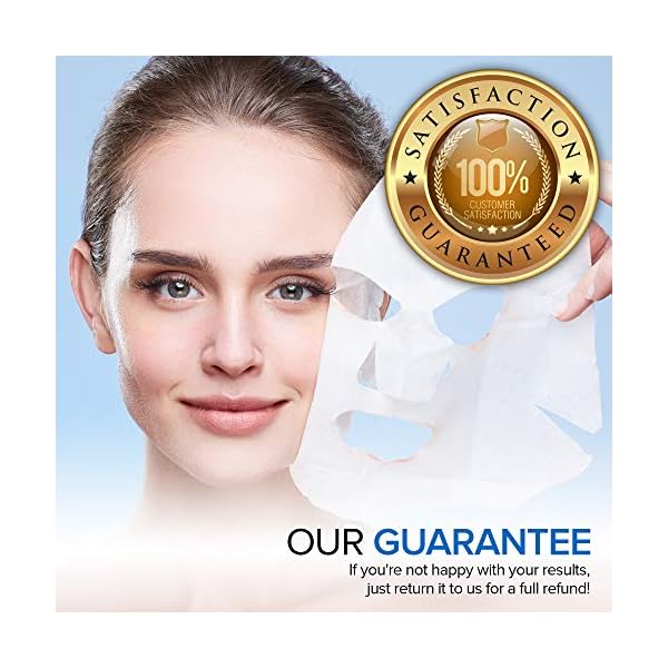 AZURE-Hyaluronic-Acid-Retinol-Anti-Aging-Sheet-Face-Mask-Hydrating-Toning-Rejuvenating-Helps-Reduce-Fine-Lines-Wrinkles-Smooths-Repairs-Elasticity-Made-in-Korea-5-Pack AZURE Hyaluronic Acid & Retinol Anti Aging Facial Mask - Dermatologist Tested - Rejuvenating & Hydrating Face Mask - Helps Reduce Fine Lines & Wrinkles, Smooths & Repairs - Korean Skin Care - 5 Pack