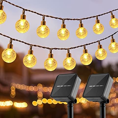 Guirnalda Luces Exterior Solares 80 LED Cover