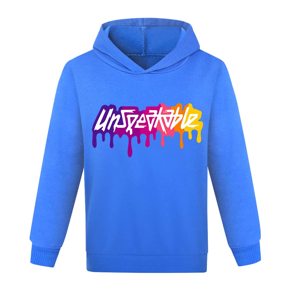 Set di tuta da ginnastica per bambini, 2 pezzi, felpa con cappuccio e pantaloni stampati con lettere per 1-13 anni, vestibilità comoda, lavabile in lavatrice, unisex, diversi colori, diverse