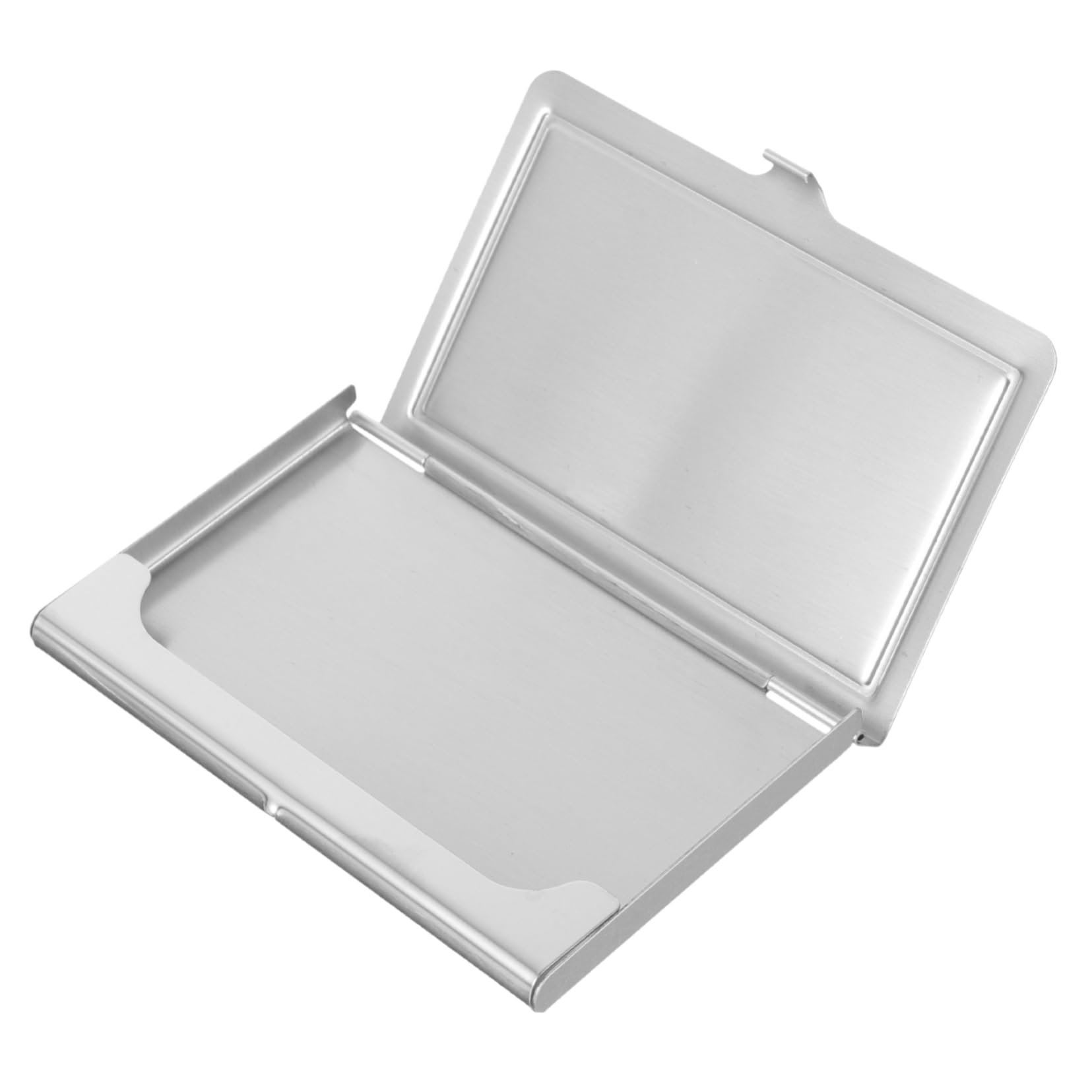 SEWACC 5 Piezas Caso De La Tarjeta De Negocio Billetera Caja De Tarjeta De Visita Sin Terminar Caja De La Tarjeta De Identificación Tarjetas De Visita En Acero Inoxidable