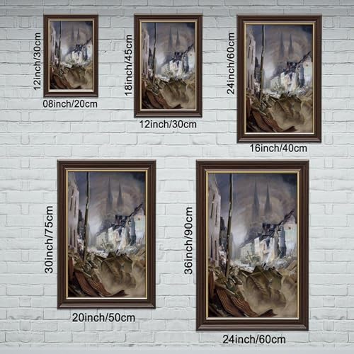 Toile ingénieurs Caen Orville Fisher 50x76 cadre inclus - 2