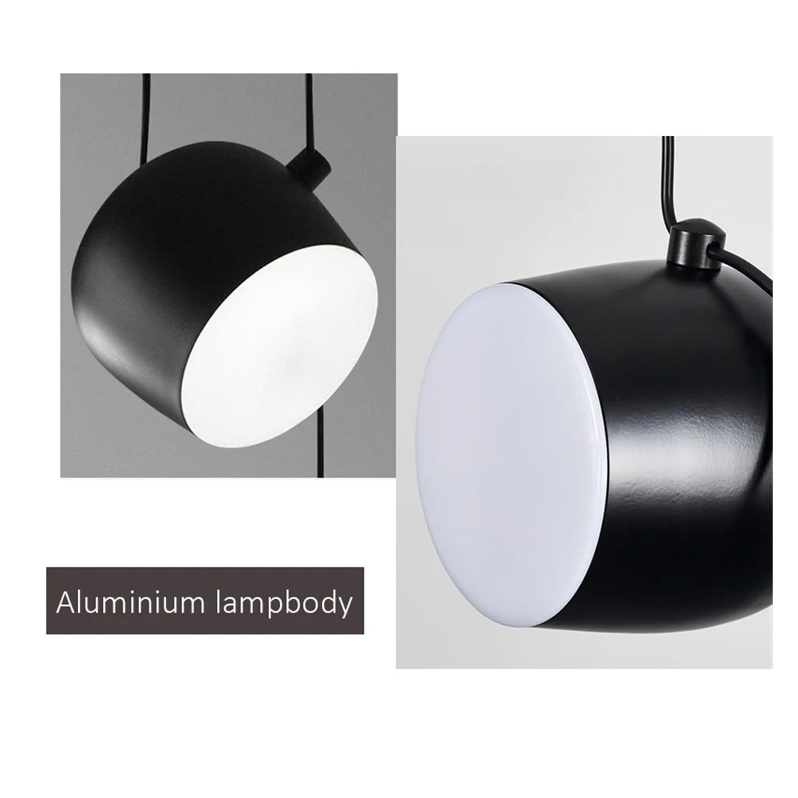 Générique Lustres, Nordique 3 têtes E27 plafond lustre suspension lampe moderne salle à manger barre chambre restaurant cuisine éclairage lampes(White)