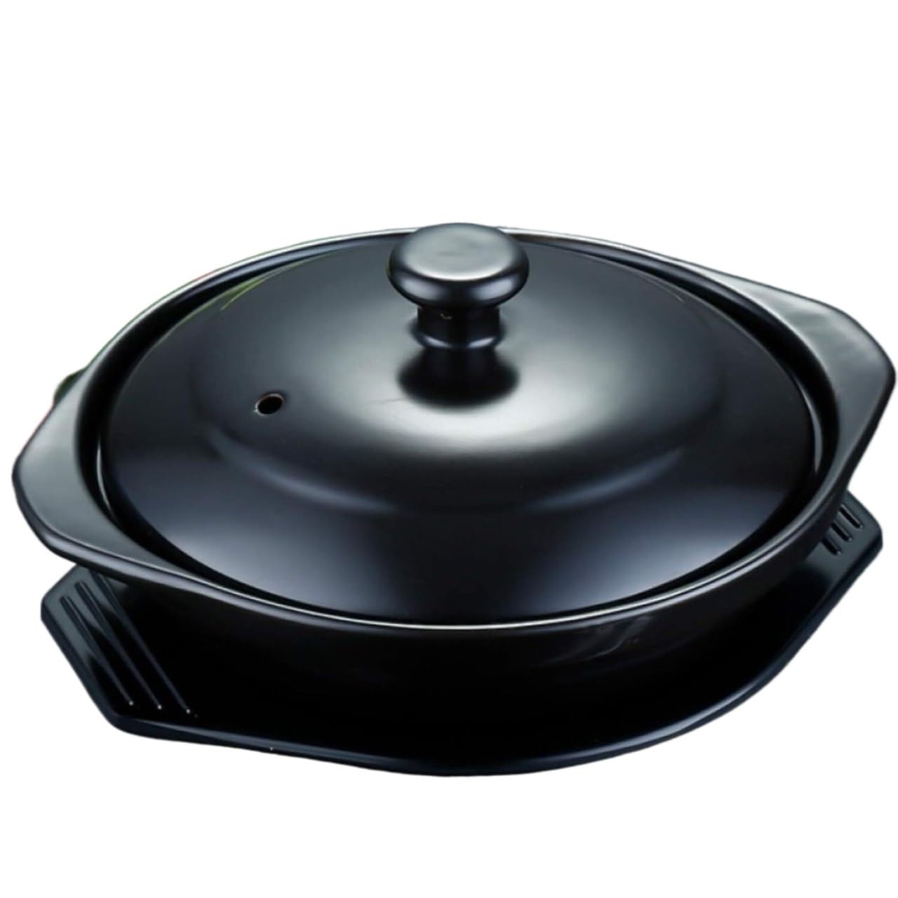 BKHsgDXJ Clay pots for cooking, Casserole Dishes with Lids Hob to OvenNatural Terracotta CookwareHigh Temperature
