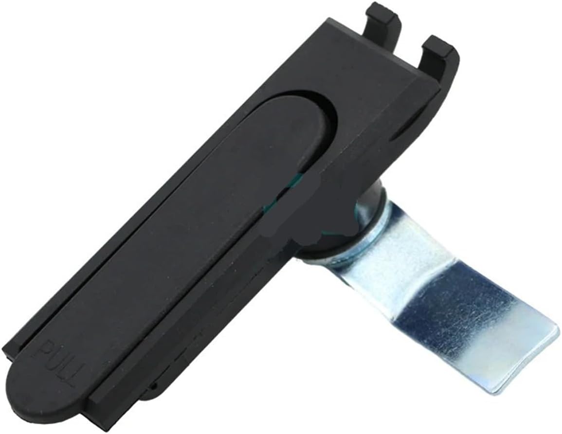 MS717 Black Plastic Steel Flat Lock Distribution Box Cabinet Meter Box Lock MS380 Cabinet Door Lock 1Pcs