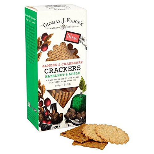 Fudge's Fruity & Nutty Cracker Duo - 140g (0.31lbs)