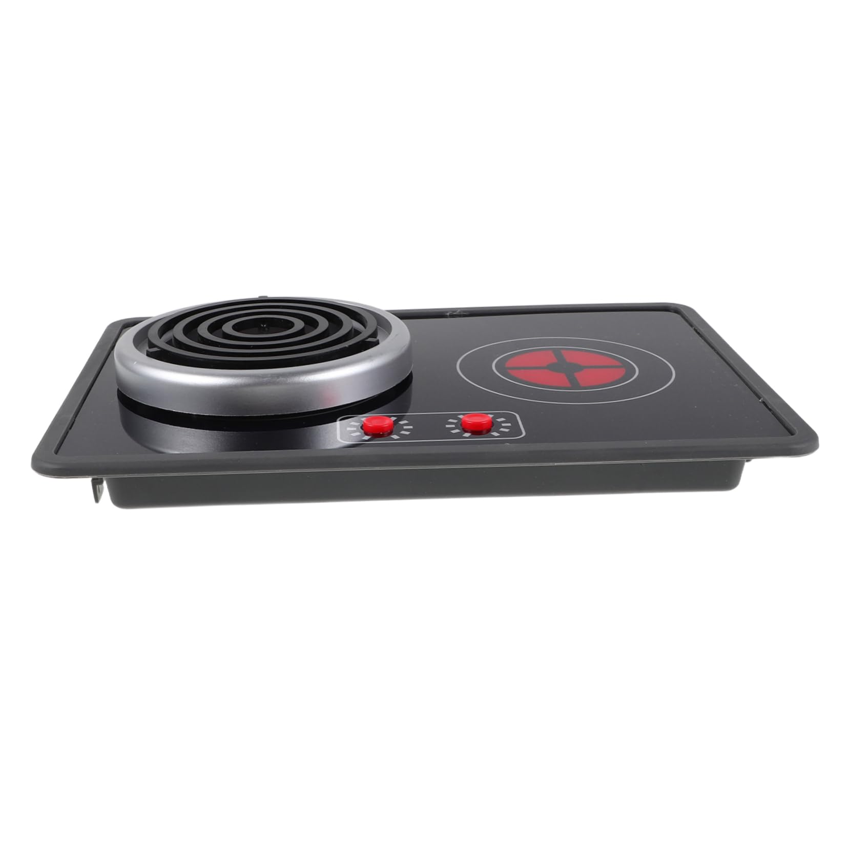minkissy Induction Cooker Pretend Toy and Kitchen Stove Toy for Boy Girl with Realistic Lights and Sounds for Imaginative Play for Indoor Role Play Activities