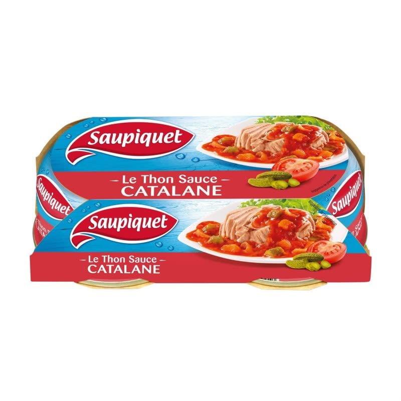 SAUPIQUET - Thon Sauce Catalane 270G - Lot De 4