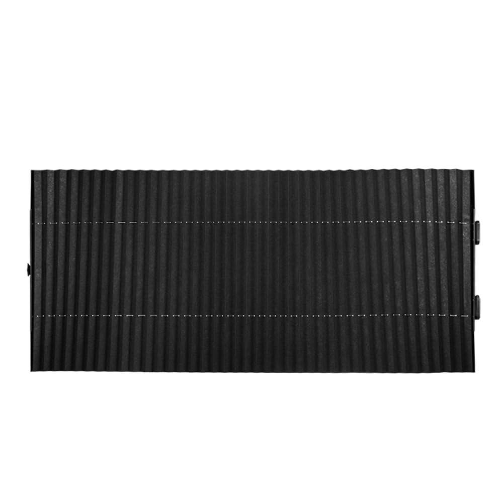 WOLWES Parasol Coche Parasol Plegable para Coche Parasol Retráctil para Parabrisas con Ventosas Protección Solar para Bloqueo UV Automático (Size : 1set 45cm Sunshade)