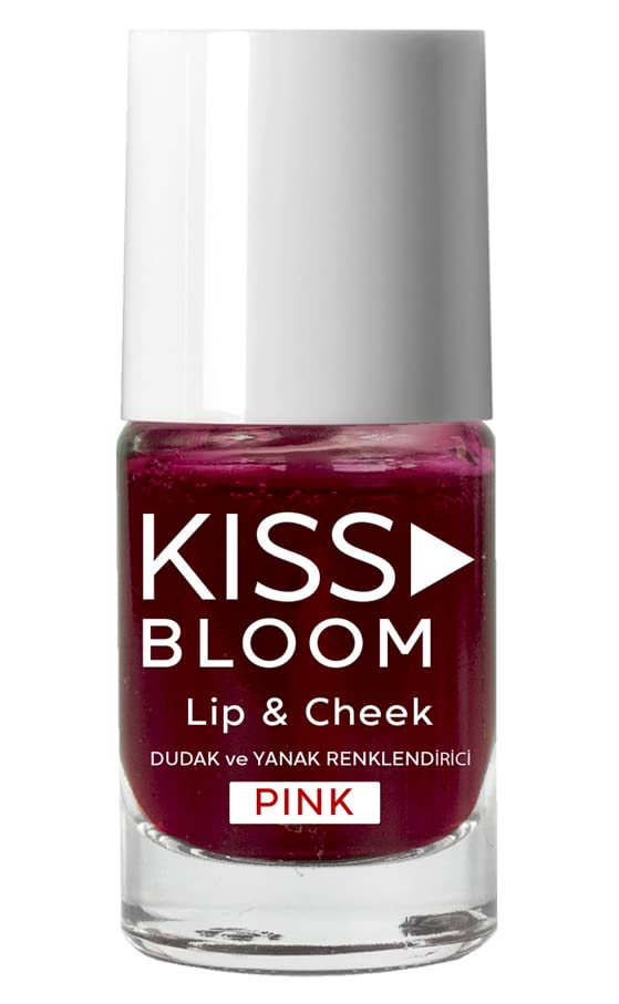 KISS & BLOOM Doğal Görünümlü Dudak ve Yanak Renklendirici Lip & Cheek Pink 11 ml