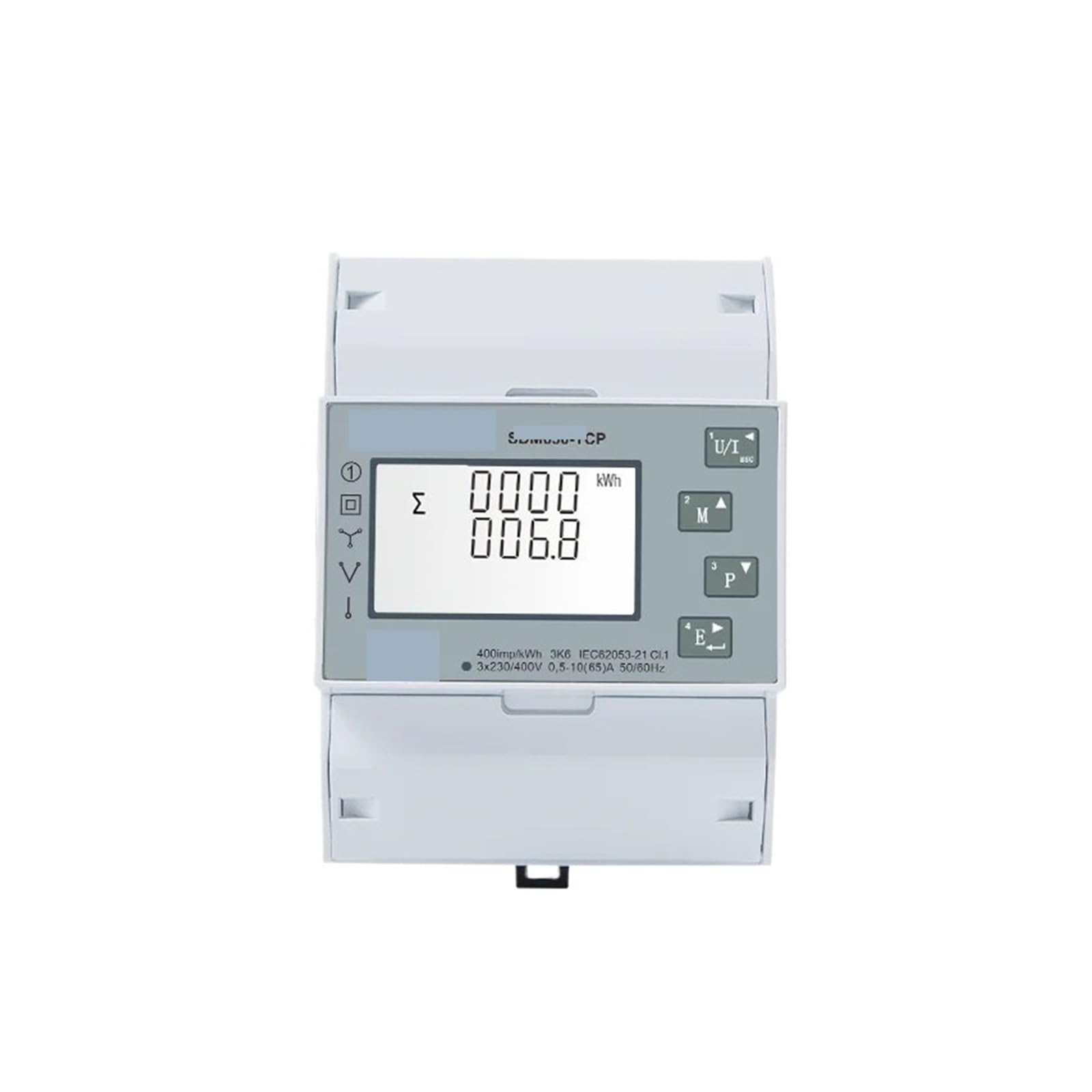 Contatore di energia su Guida DIN trifase a Quattro Fili SDM630-TCP Elettrico Industriale Multifunzionale