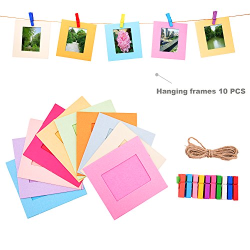 Sunmns Colorful Bundle Kit Accessories Set Compatible With Fujifilm Instax Mini 11 9 8 90 70 Camera, Accessory Include Film Stickers, Desk Frames, Hanging Frame #TOP4